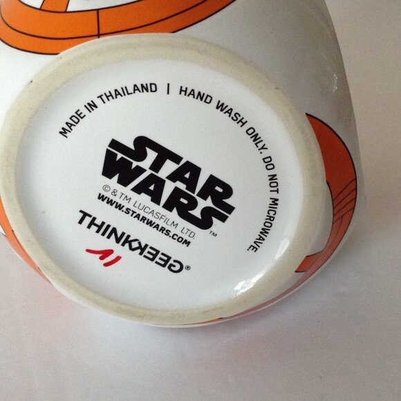 Star Wars BB-8 droid Ceramic Coffee Mug Cup Heat Change ThinkGeek Drinking - Picture 4 of 4